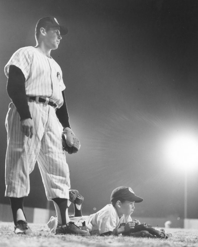 Baseball Past Watching Over Baseball Future Tacoma Public Library